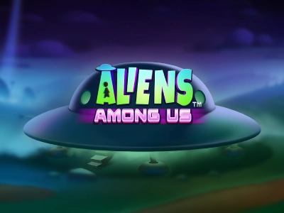 Aliens Among Us Slot Logo