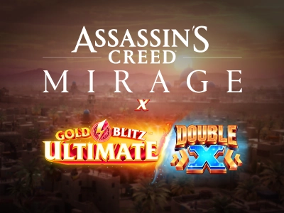 Assassin’s Creed: Mirage x Gold Blitz Ultimate DOUBLE X Slot Logo