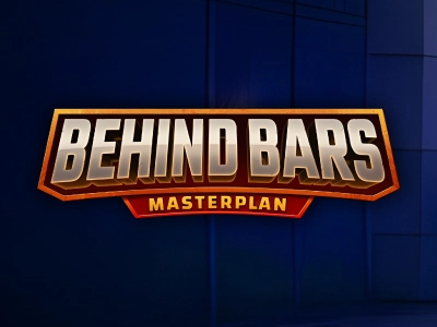 Behind Bars Masterplan Slot Logo