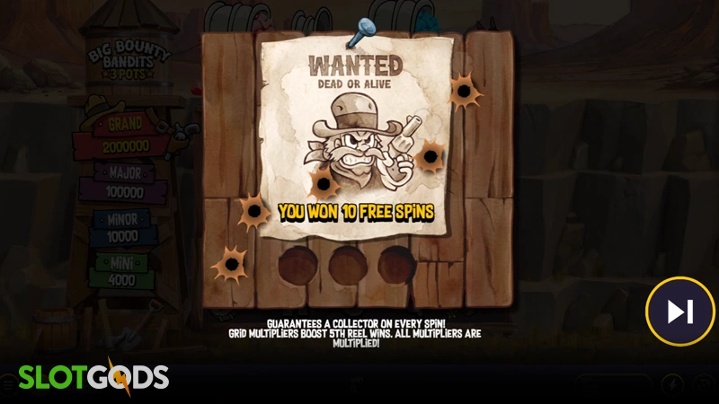 slot feature screenshot