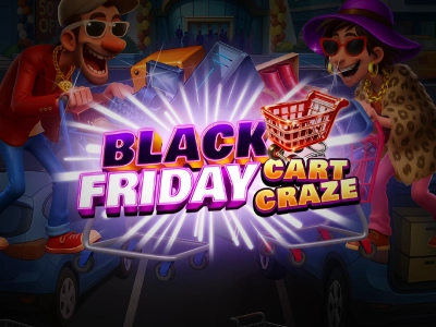 Black Friday Cart Craze Slot Logo
