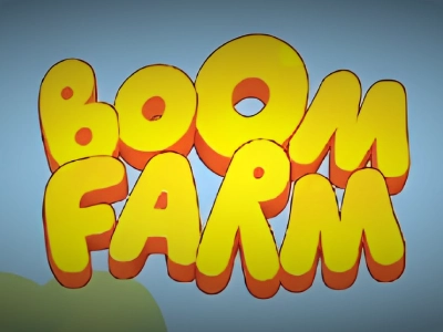 Boom Farm Slot Logo
