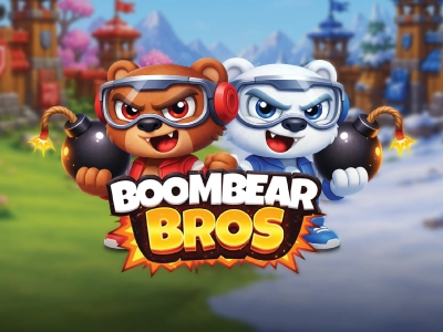 Boombear Bros Slot Logo
