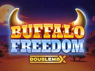 Buffalo Freedom DoubleMax Slot Logo