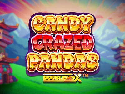 Candy Crazed Pandas Slot Logo