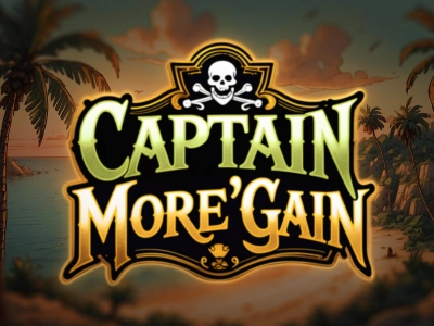 Captain More'Gain Slot Logo