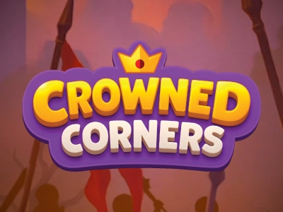 Crowned Corners Slot Logo