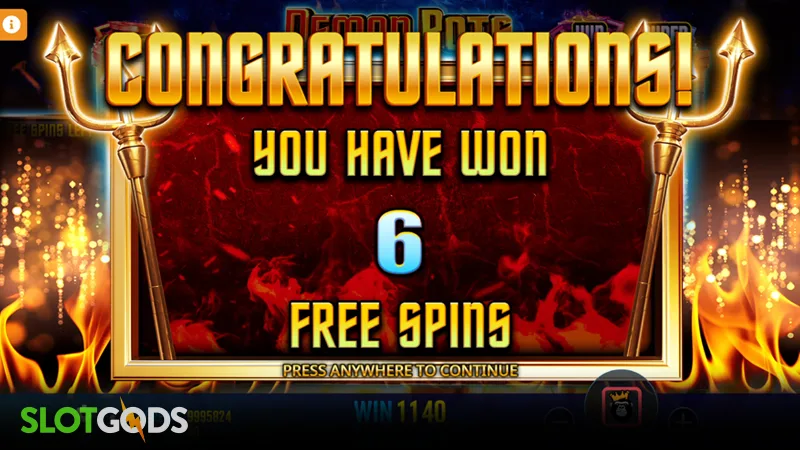 slot feature screenshot