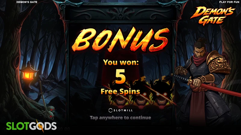 slot feature screenshot
