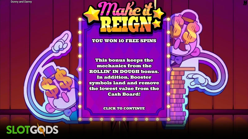 slot feature screenshot