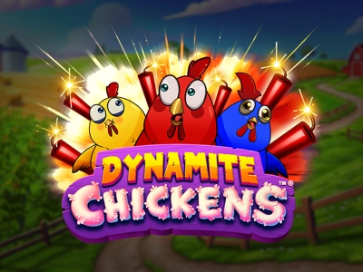 Dynamite Chickens Slot Logo