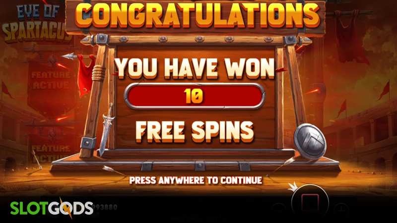 slot feature screenshot