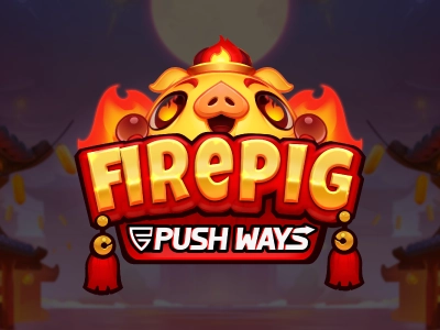 Fire Pig Push Ways Slot Logo