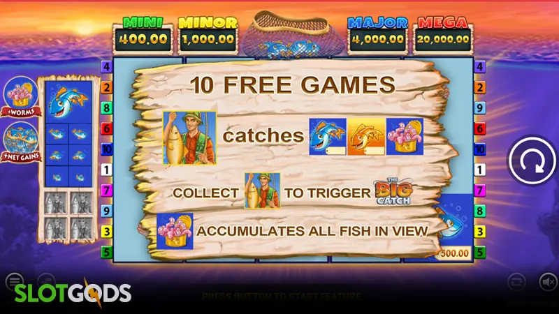 slot feature screenshot