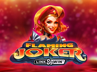 Flaming Joker Link&Win Slot Logo