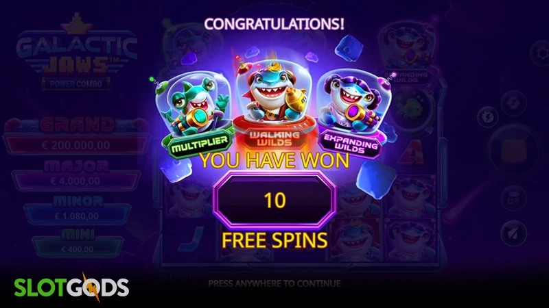 slot feature screenshot