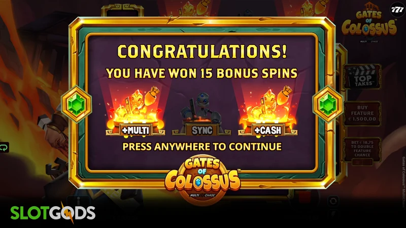 slot feature screenshot