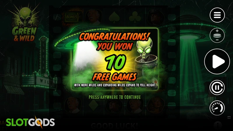 slot feature screenshot