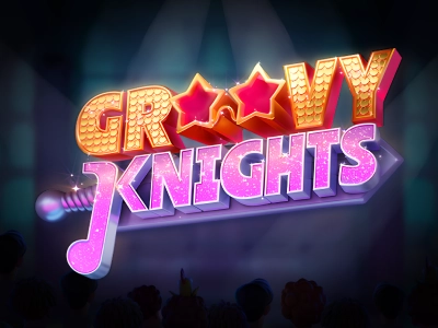 Groovy Knights Dream Drop Slot Logo