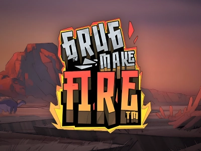 Grug Make Fire Slot Logo