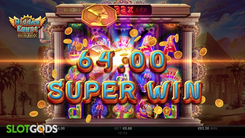 A screenshot of Hidden Egypt's win potential