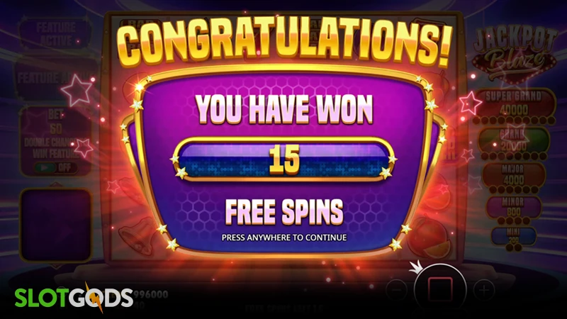 slot feature screenshot