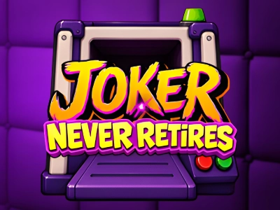 Joker Never Retires Slot Logo