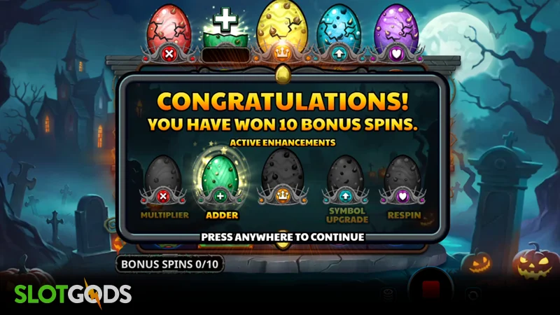 slot feature screenshot