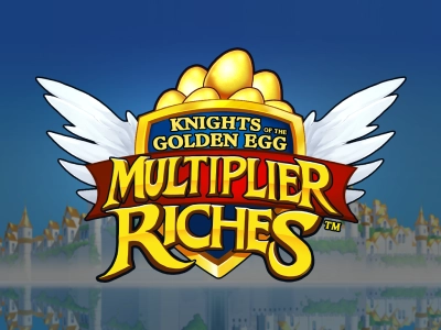 Knights of the Golden Egg Multiplier Riches Slot Logo