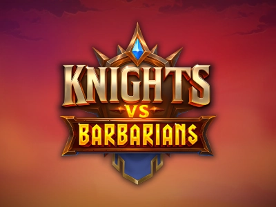 Knights vs Barbarians Slot Logo