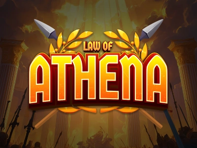 Law of Athena Slot Logo