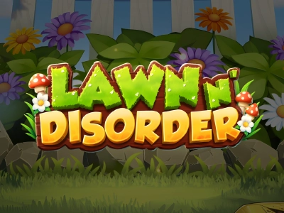 Lawn 'n Disorder Slot Logo