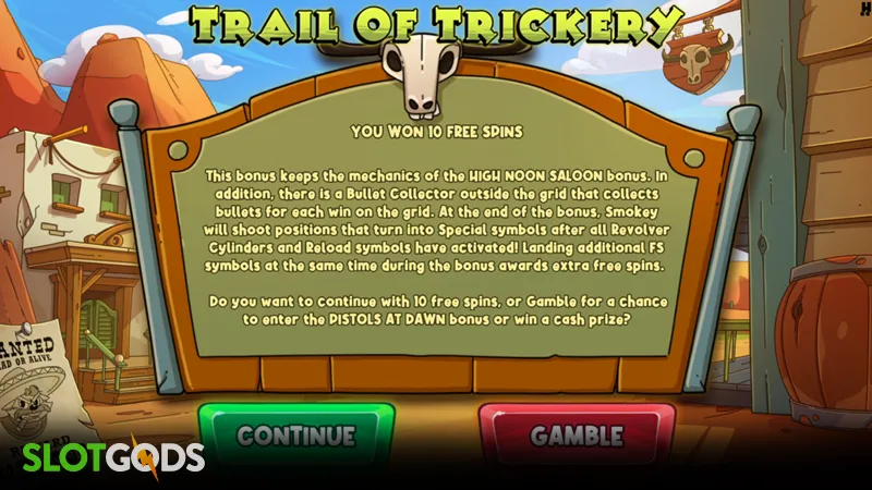 slot feature screenshot