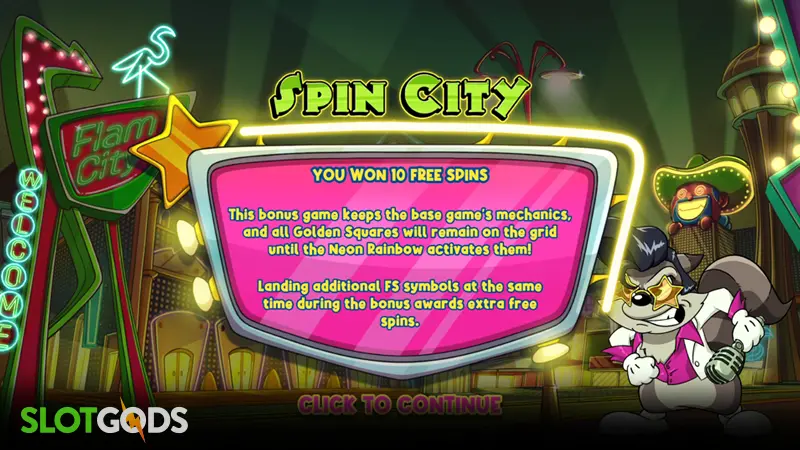 slot feature screenshot