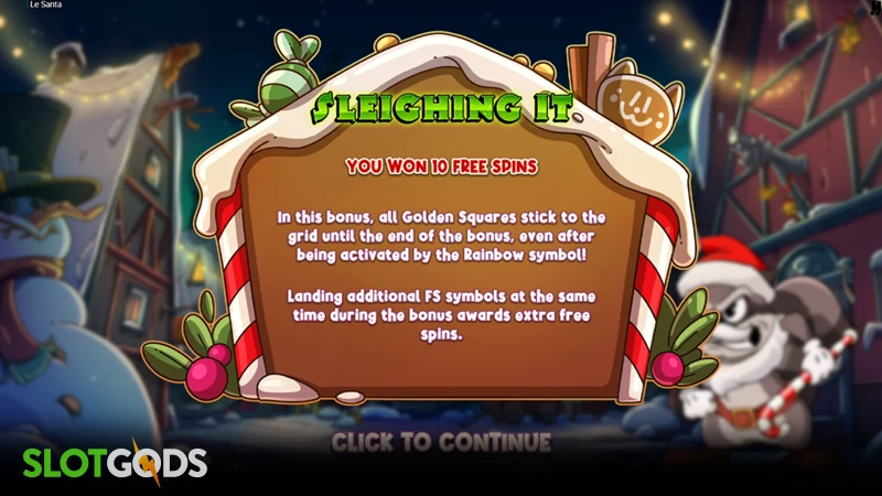 slot feature screenshot