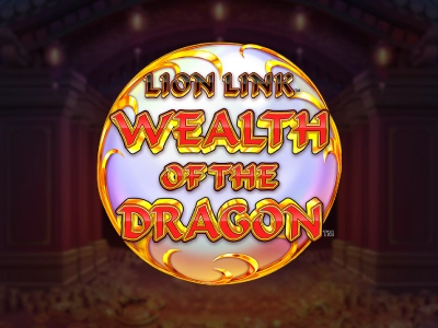 Lion Link Wealth of the Dragon Slot Logo