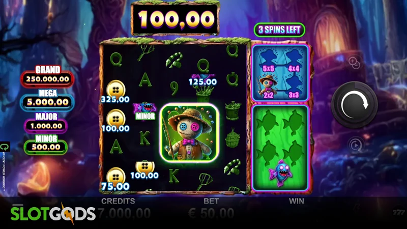 slot feature screenshot