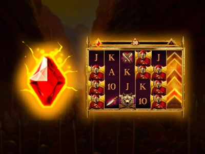 Magnificent Power Spartan - Falling Wild Feature 