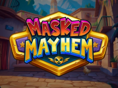 Masked Mayhem Slot Logo