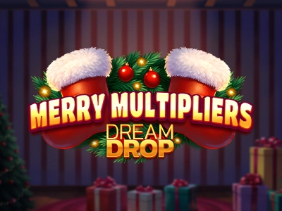 Merry Multipliers Dream Drop Slot Logo
