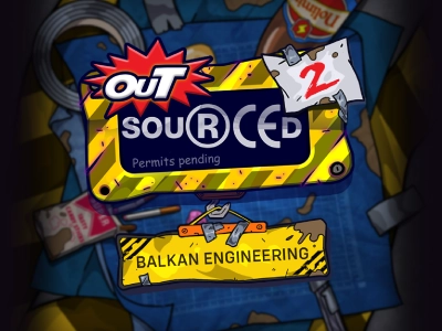 Outsourced 2 - Balkan Engineering Slot Logo