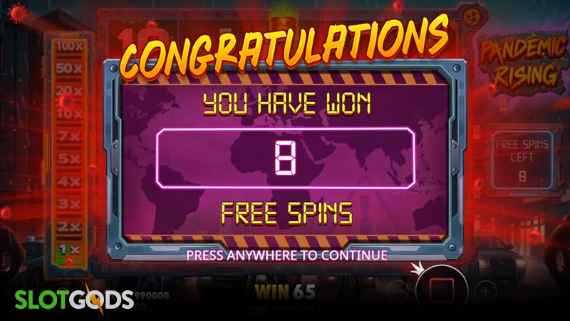 slot feature screenshot