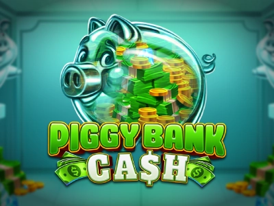 Piggy Bank Cash Slot Logo