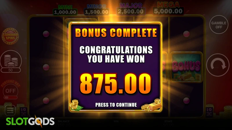big win screenshot