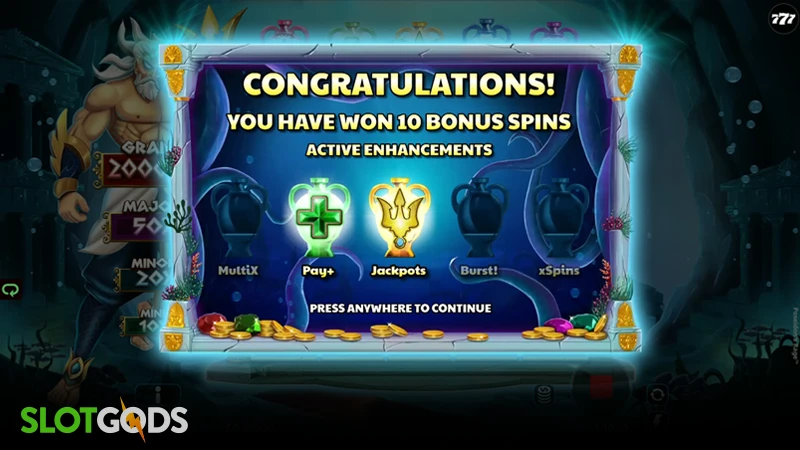 slot feature screenshot