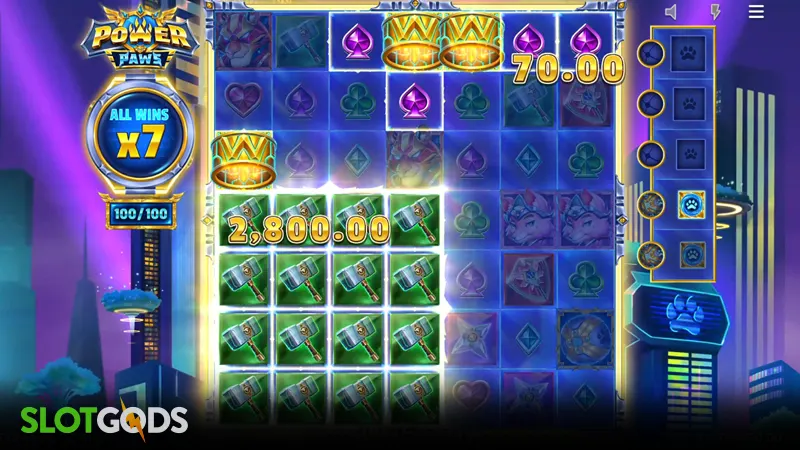 slot feature screenshot