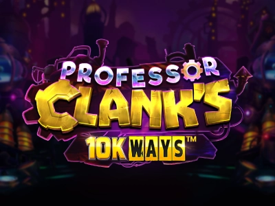Professor Clank’s 10K Ways Slot Logo