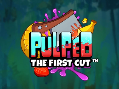 Pulped The First Cut Slot Logo