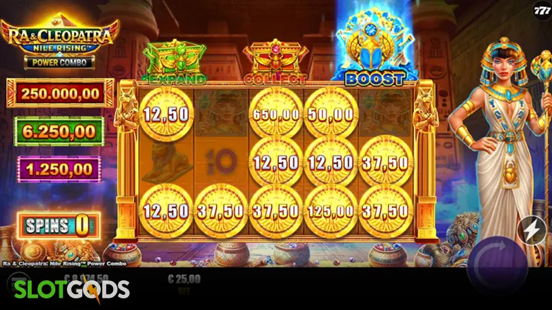 slot feature screenshot