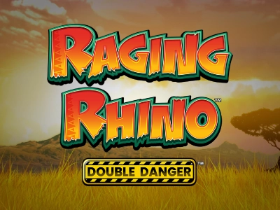 Raging Rhino Double Danger Slot Logo